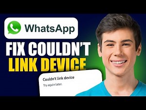 How To Fix WhatsApp Couldn't Link Device | WhatsApp Device Link Not Working (FIXED)