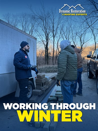 It’s extremely cold today, but we’re still out here working for our community. Whether you’re planning an interior remodel or an exterior project, we’ll guide you through the entire process—from choosing colors and materials to getting it done right. Financing is available. . One Call Does it All 📲(866) 242-1832 . 🌐https://www.dynamicrestorationky.com