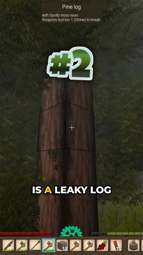 TIPS FOR COLLECTING PINE RESIN!💛#vintagestory #tipsandtricks