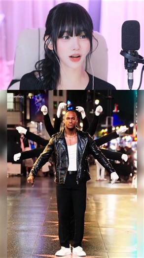 A Korean Girl Fell for This ‘Beat It’ Performance?! 😳🔥 #urbantheory #tutting #reaction