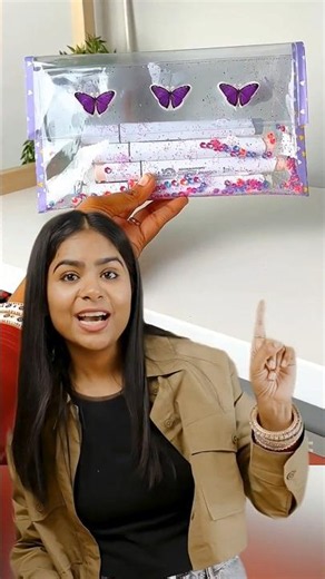 Diy transparent pouch 👝🙀 #diy #art #craft #trending #viral #shorts #papercraft ‪@MansisHandmade‬