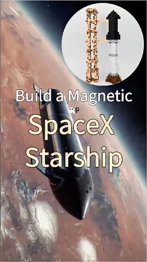 SpaceX Starship Launch Pad Build with Magnetic Blocks | Bricks | Cubes | Rocket Launch Model