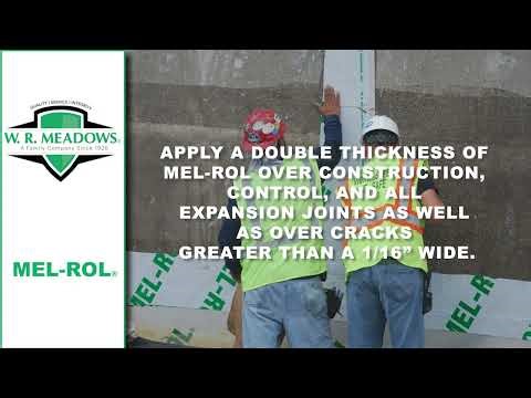 MEL-ROL Video - Rolled, Self-Adhering Waterproofing Membrane