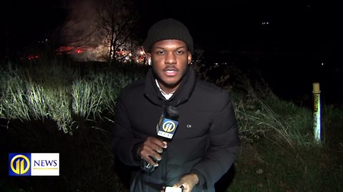 Heavy smoke pours from fire at salvage yard in Beaver County