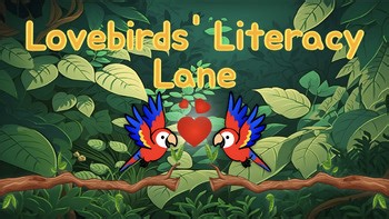 Interactive Spelling & Vocabulary Digital Sticker Game- Lovebirds' Literacy Lane