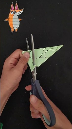 Create a miniature polygonal design with just one cut!✂️✨#PaperArt #PaperCraft #DIYPaper #PaperCut