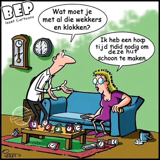 Bep heeft bar weinig zin vandaag | Izzet Cartoons