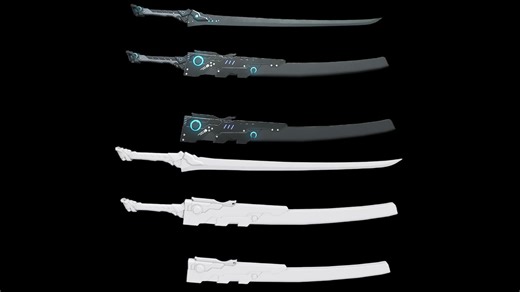 【3dmax教程】零基础学建模，3dmax基础入门制作游戏道具武器建模