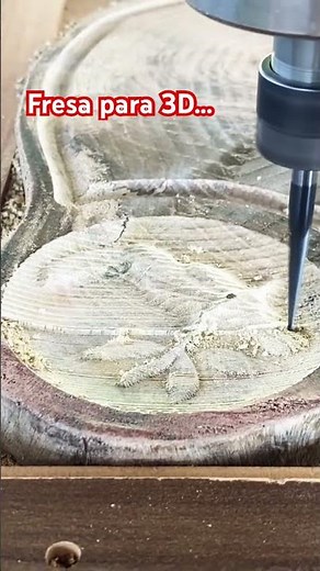 Milling cutter for 3D machining. Homemade CNC machine.