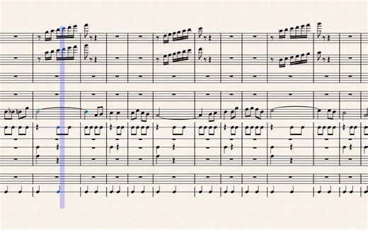 【扒谱】大课间跑操音乐（总谱）