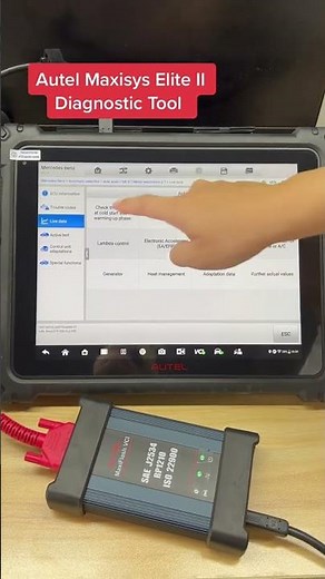 #shorts How to check Autel MaxiCOM Ultra Lite Live Data?