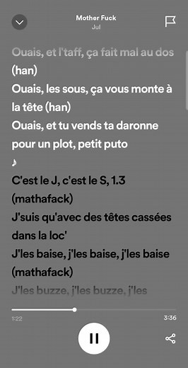 Mother fuck-jul #spotify_2023 #sped_song #song #fyp #pourtoi #fouryou #jul