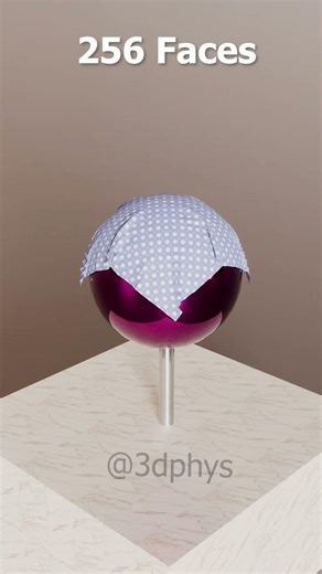 3D Cloth Simulation #blender #clothsimulation #effect # #satisfying#3danimation #animation