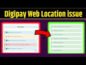CSC Digipay Web Agent Login | Outside geofence. Please use DigiPay Mobile app | Fix Location Error