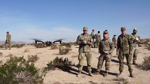 First Team Uses sUAS Drones in NTC Rotation