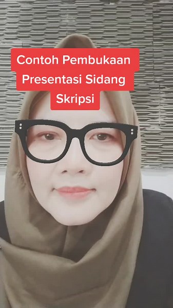 Contoh Pembukaan Presentasi Sidang Skripsi
