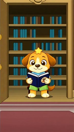 Lolu Goes to the Library and Reads Books | Kids Learning Short #kidsshorts #cartoon
