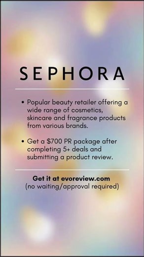 5 brands that send PR without posting requirements 🌼🌙📦