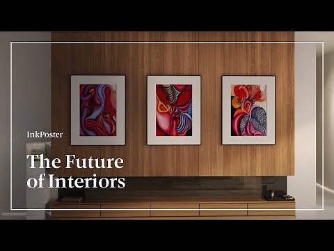 InkPoster - world's first color ePaper art poster - solution for interior design and HoReCa Spaces