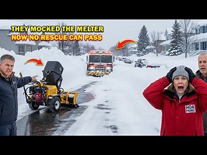 HOA Mocked My Portable Snow Melter — Then Screamed When Emergency Vehicles Couldn’t Pass