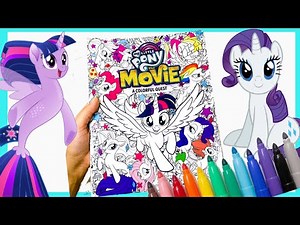 My Little Pony The Movie Coloring Book Compilation Mewarnai Gamabr kuda Poni