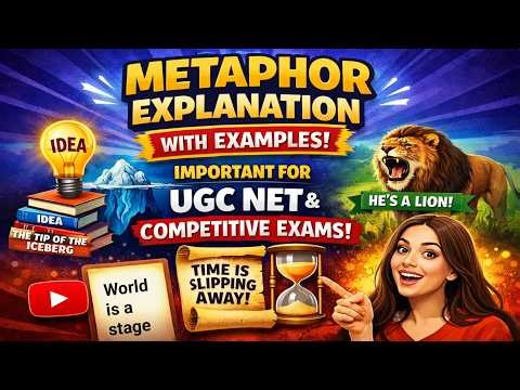 METAPHOR || EXPLANATION WITH EXAMPLES OF METAPHOR || #metaphor