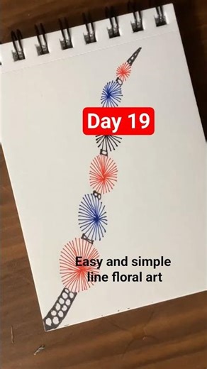 Day-19/30 #30daysartchallenge #doodleart #floralart #doodleart #shortfeed #artwithme