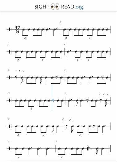 Duplets! #musicreading #rhythm #musictheory