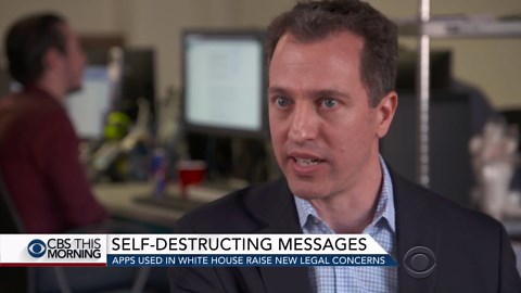 Self-destructing message apps won't necessarily protect leakers