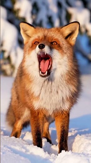 Fox Sound 🦊🎶 #FoxSounds #Wildlife #Shorts