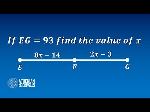Find the Missing Value in a Segment Using Segment Addition (Geometry)