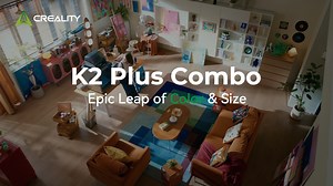 Exciting news! K2 Plus Combo is now available for order! 🛒✨ 👉Tap the Link: to.store.creality.com/sns-k2-plus 🎨 Multi-Color Printing: Up to 16 colors with 4 CFS for endless creativity! 🚀 Direct Drive Extruder: Smooth, precise prints with minimal retraction. 📏 Large Build Volume: 350 x 350 x 350mm—bring your largest ideas to life! 🔍 Tilt Detection: Delivers a flawless first layer automatically. ⚙️ FOC Closed-Loop Motors: Responsive and efficient with reduced heat and wear. 🌡️ Active Chamber