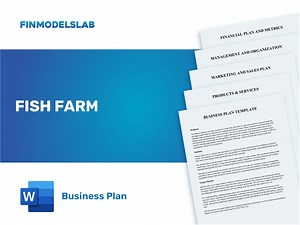 Fish Farm Business Plan Template - Comprehensive & Customizable - Etsy UK