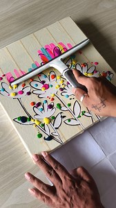 2.4M views · 32K reactions | Easy art in seconds ✨⚡ Easy flower painting  . . . . . . . #acrylicpainting #easyart #dailyart #diy #viralreelsfacebook | Suraj fine arts | Facebook