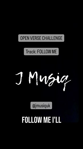 Follow Me (Open Verse Challenge) - J Musiq Duet with @jmusiquk #openversechallenge #openverse #duet #follow #followme #jmusiq #newartist #independent #supportyourcommunity #singers #rappers #artists #musicforreels #fy #fyp