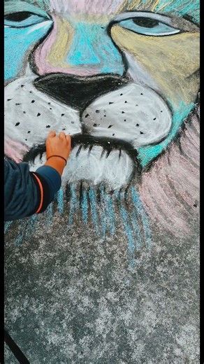 Art with chaulk on roof #new video #subscribe #tranding