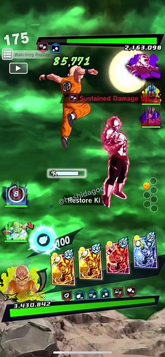 Krillin Shines in Battle Against Ultra Vegeta in DB Legends PvP