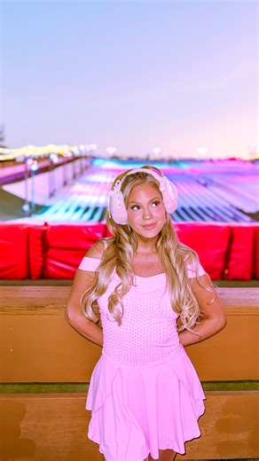 Alice Payne on Instagram: "Pink ice princess outfit to play in the snow in Florida at @snowcatridge !! ❄️💖⛸️✨ Thank you so much for hosting us !! One of our favorite places to go in the winter 🥹 #pinkwinter #iceprincess #snowcatridge #iceskating #floridawinter"