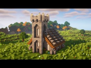 Minecraft | How to Build a Medieval Church | Build Tutorial