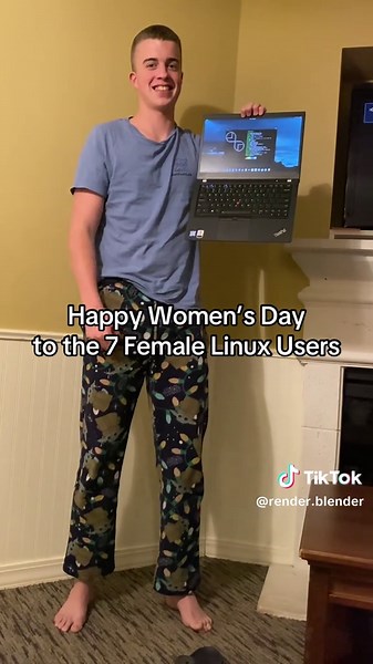 #linux #larp #womensday #womenintech #tech | Linux