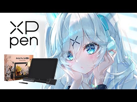 【XPPen Artist Pro 16 Gen2】イラストの最初から最後まで“全工程“解説付きイラストメイキング🩵