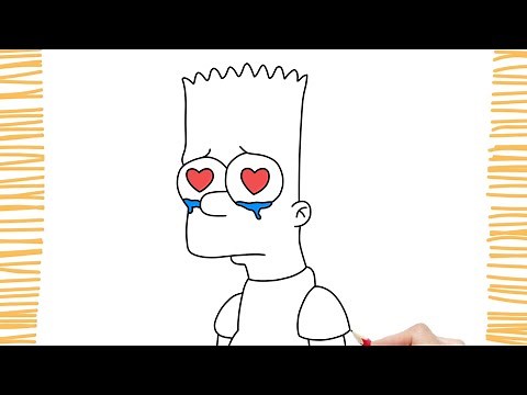 Como dibujar a BART SAD I Los simpsons