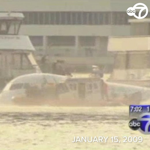 6.6K views · 141 reactions | Thirteen years ago today, US Airways Flight 1549 crash-landed on the Hudson River with no fatalities, causing it to be dubbed "Miracle on the Hudson." Watch our original coverage from that day. https://7ny.tv/33BxvTE | ABC7NY | Facebook