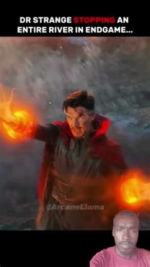 Dr.strange stoping an entire river in endgame
