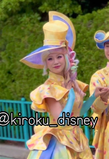 本物のプリンセスが歩いてきた｜ディズニーランド ダンサー映像