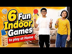 6 Fun Indoor Games to Play at Home 🎉 | Easy Family Games
