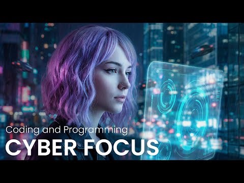 Cyber Focus Music for Late-Night Coding & Programming | Deep Work & Flow State