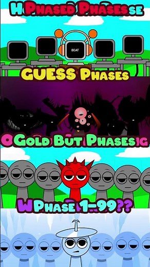 GUESS These Phases Made Sprunki History /// from phase 1 to Phase 200 #sprunki #incredibox #roblox