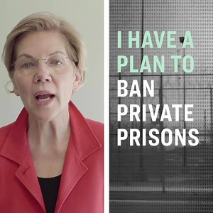 101K views · 10K reactions | Our government should keep Americans safe—not allow private prisons to profit off of locking people up. Here’s how my plan to ban private prisons works. | Elizabeth Warren | Facebook