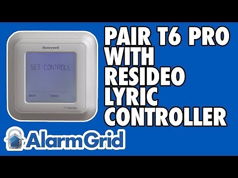 Pairing the Honeywell T6 Pro Thermostat with a Residio Lyric Controller